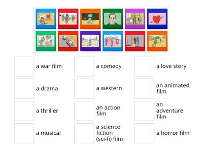 Types of film face2face Pre-Intermediate 4A