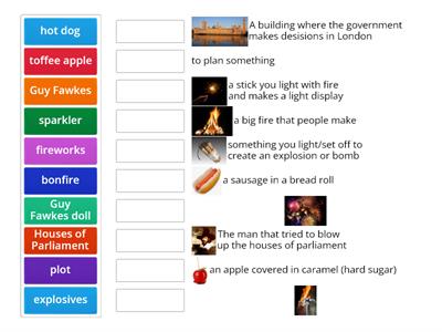 Bonfire Night Key Words