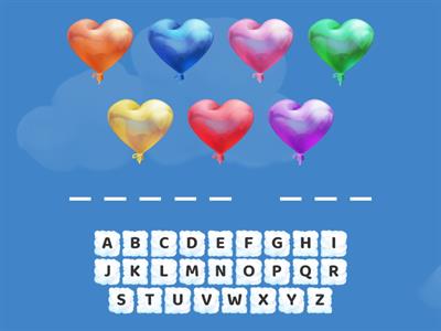 Spring Words Hangman