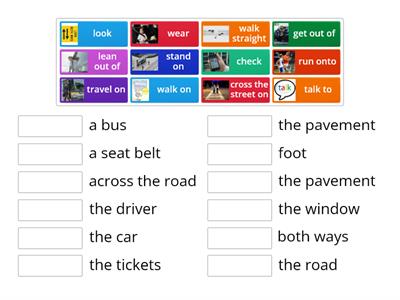 Spotlight 6 Module 3a Vocabulary Road safety