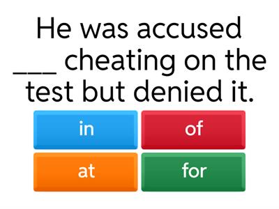 1 Prepositions with verbs