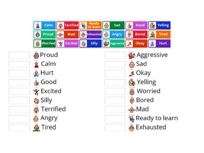 States of Regulation matching game