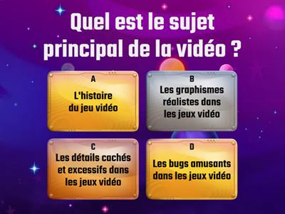 Les details dans les jeux video.