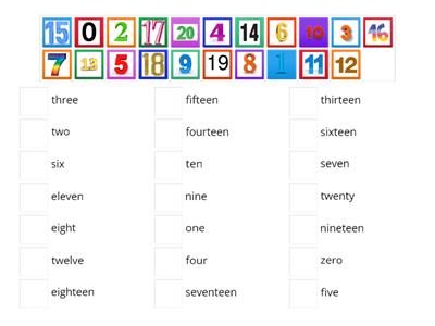 I can read and write the numbers! - First grade.