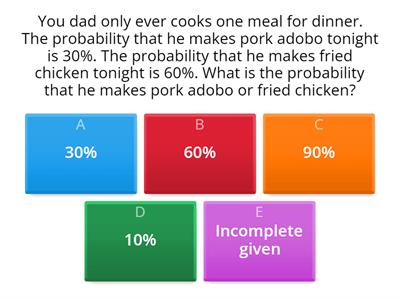 Probability SL Activity