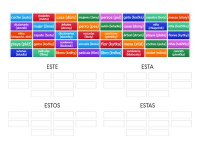 ESTE/ESTA/ESTOS/ESTAS 2