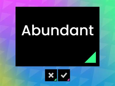 DECK A: Common TOEFL Terms