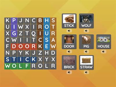  Three Little Pigs - WORDSEARCH