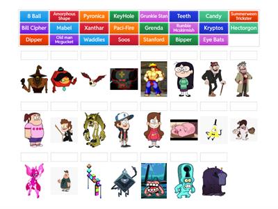 Gravity Falls Match Up