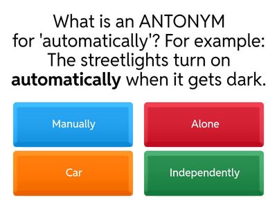 ANTONYMS unit 5 CKLA grade 3