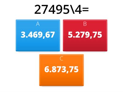 Operaciones matemáticas