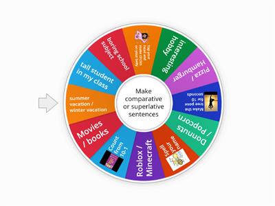 Comparative and superlative adjectives