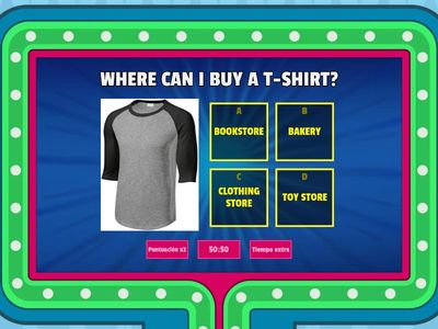 let´s go shopping questions