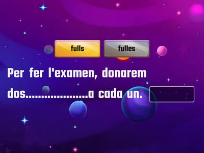 DOBLETS DE LÈXIC