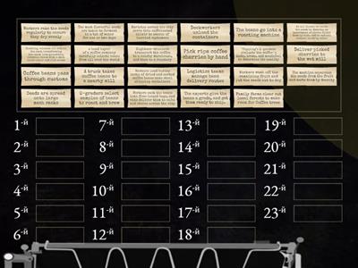 Put in the right order