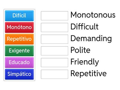 Hotel desastre - adjetivos