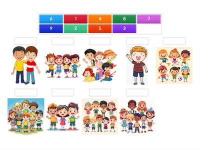 Matching Number 1 - 9