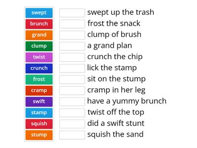 Consonant cluster initial & final