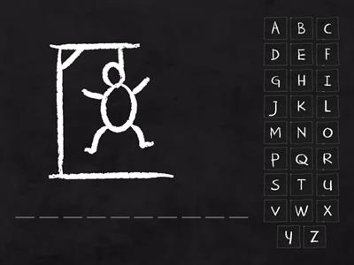 Suffix -ing Hangman