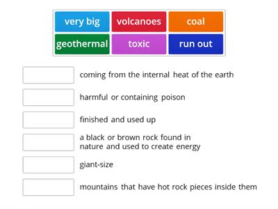 11 General - Unit 5 - Lessons 11 - 12 - Vocabulary Matching