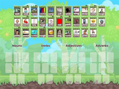 EAL Nouns, Verbs, Adjectives & Adverbs