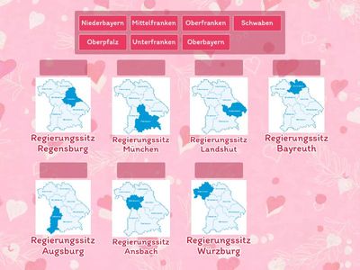 Regierungsbezirke Bayern