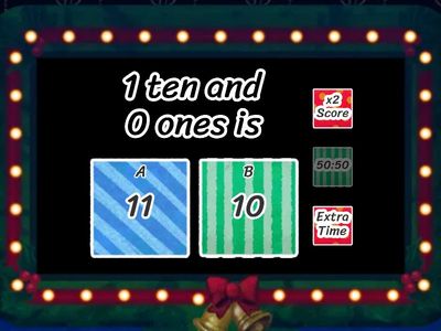 Tens and Ones Quiz for First Graders