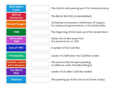 Chapter 29: The end of the Cold War