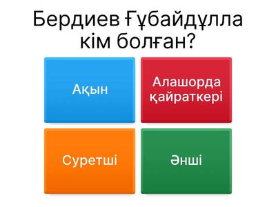 Бердиев Ғұбайдұлла 