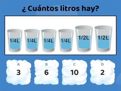 ¿CUÁNTOS LITROS o 1/2 LITROS HAY?