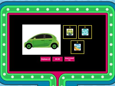 Дидактична гра "Види транспорту"
