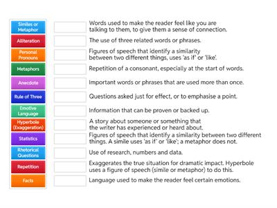 Persuasive techniques