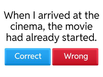 Simple past and perfect past