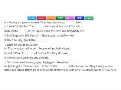 Go getter 3 unit 8.6 audio script