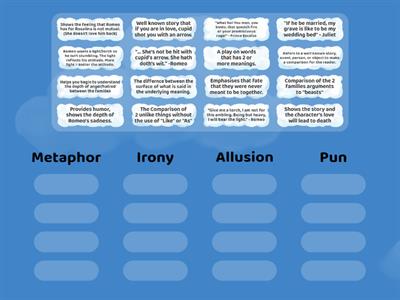 Romeo and Juliet - Literary Devices