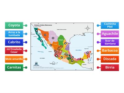 Mapa de platillos