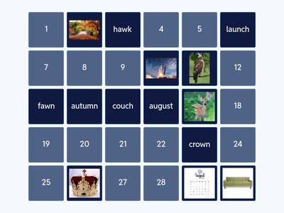 Memory - au aw ow ou