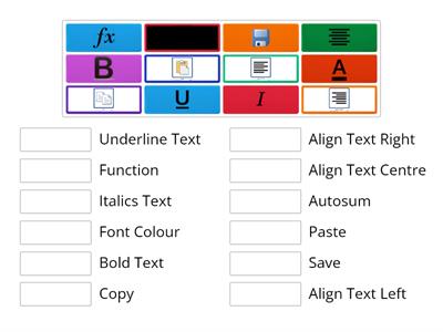 Identify the components - Microsoft Excel