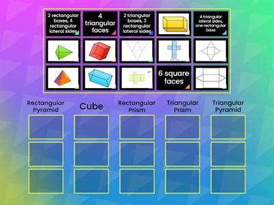 3D Shapes Sort