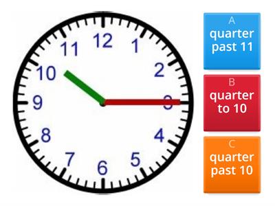 Uhrzeit Englisch