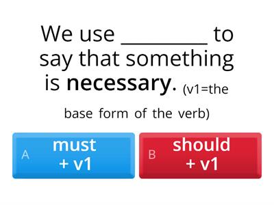 Unit 6 Grammar 2 (Modals must and should)