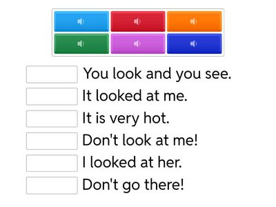 W12 Sight Word Sentences