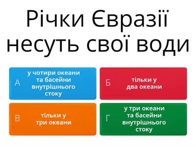 Води суходолу Євразії