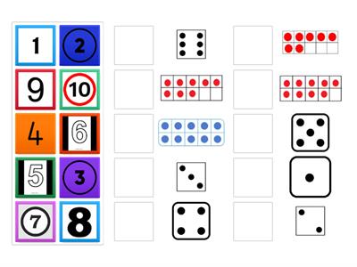 Number and Object match to 10