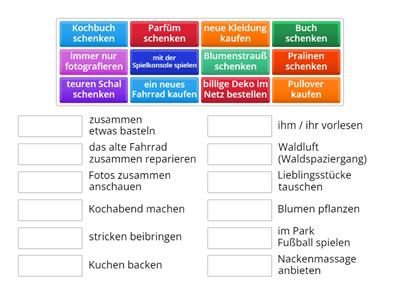 Zeit statt Zeug (leicht)