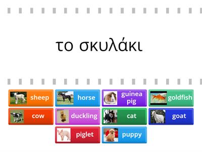 Animals in Greek