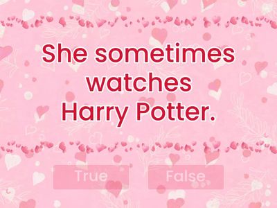 3rd person singular: review 