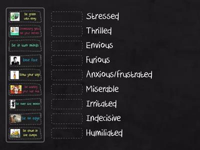 solutions upper intermediate idioms feelings