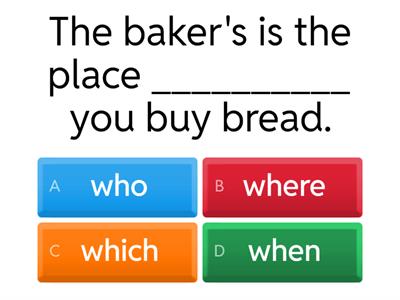 who which where when whose