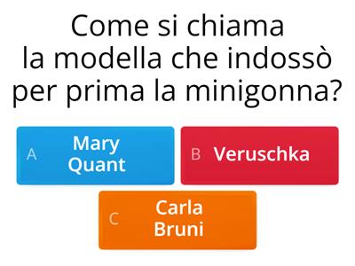 QUIZ SULLA MODA